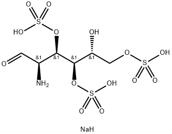 D-글루코사민-3,4,6-트리설페이트,이나트륨염 구조식 이미지