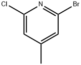 2-Bromo-6-Chloro-4-Picoline 구조식 이미지