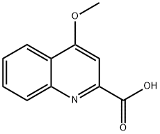 4-METHOXY-2-QUINOLINECARBOXYLIC ACID Structure