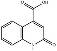 2-Hydroxy-4-quinolincarboxylic acid Structure