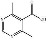 4,6-Dimethylpyrimidine-5-carboxylic acid 구조식 이미지