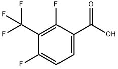 2,4-Difluoro-3-(trifluoromethyl)benzoic acid 구조식 이미지