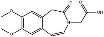 (7,8-Dimethoxy-2-oxo-1,2-dihydro-3H-3-benzazepin-3-yl)acetic acid Structure