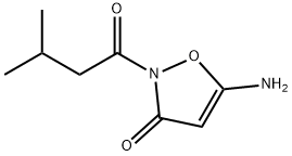 5-amino-2-(3-methylbutanoyl)isoxazol-3(2H)-one Structure