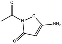 2-acetyl-5-aminoisoxazol-3(2H)-one 구조식 이미지