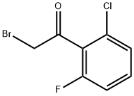 2-Chloro-6-fluorophenacyl bromide 98% Structure