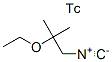 2-에톡시-1-이소시아노-2-메틸-프로판,테크네튬 구조식 이미지