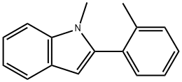 1-methyl-2-o-tolyl-1H-indole 구조식 이미지