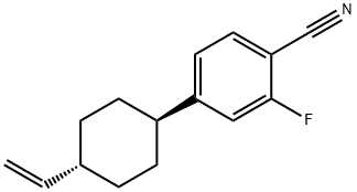 TRANS-2-FLUORO-4-(4-VINYL-CYCLOHEXYL)-벤조니트릴 구조식 이미지