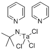 TRI(CHLORO)DI(PYRIDYL)(TERTBUTYLIMIDO)탄탈륨 구조식 이미지