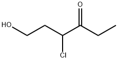 3-헥사논,4-클로로-6-히드록시- 구조식 이미지