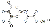 세륨(III)  옥살레이트 수화물 구조식 이미지