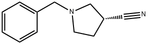 (R)-1-Benzyl-3-pyrrolidinecarbonitrile 구조식 이미지