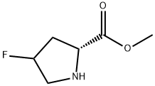 D-Proline, 4-fluoro-, methyl ester (9CI) Structure