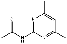 N-(4,6-디메틸-피리미딘-2-일)-아세트아미드 구조식 이미지