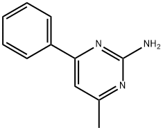 4-METHYL-6-PHENYLPYRIMIDIN-2-AMINE 구조식 이미지