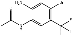 N-(2-AMINO-4-BROMO-5-(TRIFLUOROMETHYL)PHENYL)ACETAMIDE Structure