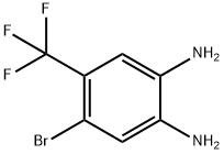 4-BROMO-5-(TRIFLUOROMETHYL)BENZENE-1,2-DIAMINE Structure