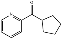 CYCLOPENTYL 2-PYRIDYL KETONE Structure