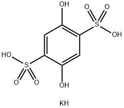 HYDROQUINONE-2,5-DISULFONIC ACID, DIPOTASSIUM SALT 구조식 이미지