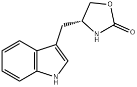 (R)-(-)-4-(1H-INDOL-3-YLMETHYL)-2-OXAZOLIDINONE Structure