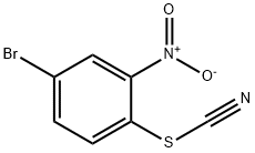 4-Bromo-2-nitro-1-thiocyanatobenzene Structure