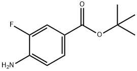 TERT-BUTYL 4-AMINO-3-FLUOROBENZOATE Structure