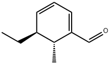 1,3-Cyclohexadiene-1-carboxaldehyde, 5-ethyl-6-methyl-, trans- (9CI) Structure