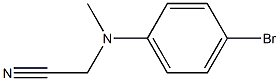 N-Methyl-N-(4-broMophenyl)aMinoacetonitrile Structure