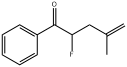 4-Penten-1-one, 2-fluoro-4-methyl-1-phenyl- (9CI) 구조식 이미지