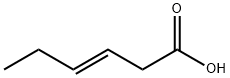 trans-3-Hexenoic acid Structure