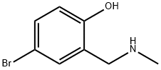 4-BROMO-2-[(ETHYLAMINO)METHYL]PHENOL Structure