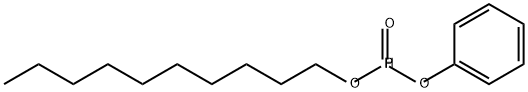 Phosphonic acid decyl=phenyl ester Structure