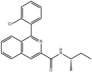 (S)-N-DESMETHYL PK 11195 구조식 이미지