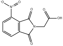 (4-NITRO-1,3-DIOXO-1,3-DIHYDRO-ISOINDOL-2-YL)-아세트산 구조식 이미지