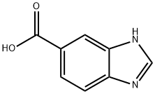 1H-Benzimidazole-5-carboxylic acid 구조식 이미지