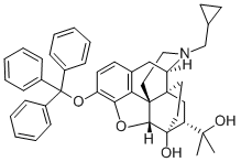 3-O-TRITYL-6-O-DESMETHYL-DIPRENORPHINE 구조식 이미지