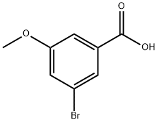 3-BROMO-5-METHOXYBENZOIC ACID 구조식 이미지