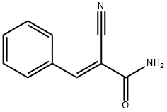 2-[(E)-Benzylidene]-2-cyanoacetamide 구조식 이미지