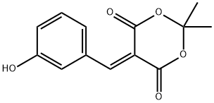 5-(3-Hydroxybenzylidene)-2,2-dimethyl-1,3-dioxane-4,6-dione Structure