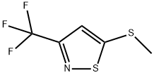 5-Methylsulfanyl-3-trifluoromethyl-isothiazole 구조식 이미지