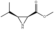 2-Aziridinecarboxylicacid,3-(1-methylethyl)-,methylester,(2S,3S)-(9CI) 구조식 이미지