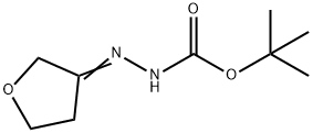 tert-Butyl2-(dihydrofuran-3(2H)-ylidene)hydrazinecarboxylate 구조식 이미지