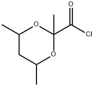 1,3-Dioxane-2-carbonylchloride,2,4,6-trimethyl-(9CI) Structure