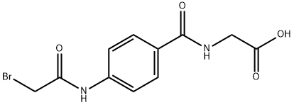 bromoacetyl-4-aminohippuric acid Structure