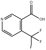 4-(트리플루오로메틸)피리딘-3-카복실산 구조식 이미지