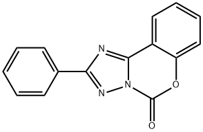 2-phenyl-1,2,4-triazolo(1,5-c)(1,3)benzoxazin-5-one Structure