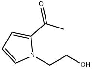 Ethanone, 1-[1-(2-hydroxyethyl)-1H-pyrrol-2-yl]- (9CI) 구조식 이미지