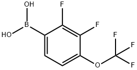 3,4-DIFLUORO-5-NITROPHENYLBORONIC ACID 구조식 이미지