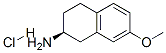 (S)-7-Methoxy-2-aminotetralin hydrochloride 구조식 이미지